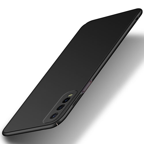 Hard Rigid Plastic Matte Finish Case Back Cover for Vivo Y51s 5G Black