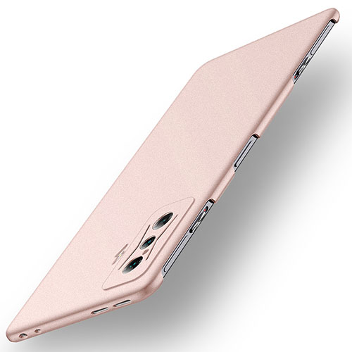 Hard Rigid Plastic Matte Finish Case Back Cover for Xiaomi Redmi K50 Gaming 5G Rose Gold