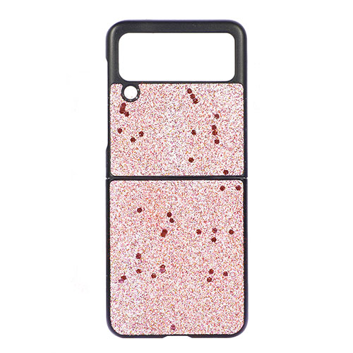 Hard Rigid Plastic Matte Finish Case Back Cover H07 for Samsung Galaxy Z Flip3 5G Rose Gold