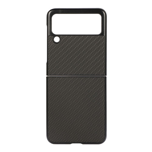 Hard Rigid Plastic Matte Finish Case Back Cover H08 for Samsung Galaxy Z Flip3 5G Black