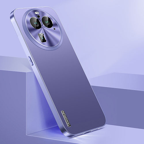 Hard Rigid Plastic Matte Finish Case Back Cover JL1 for Oppo Find X6 5G Purple