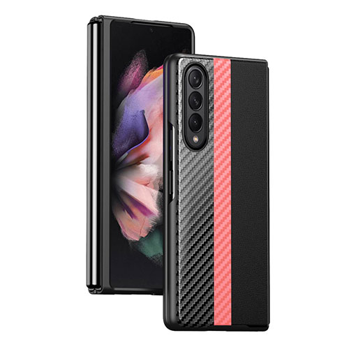 Hard Rigid Plastic Matte Finish Case Back Cover L09 for Samsung Galaxy Z Fold3 5G Pink