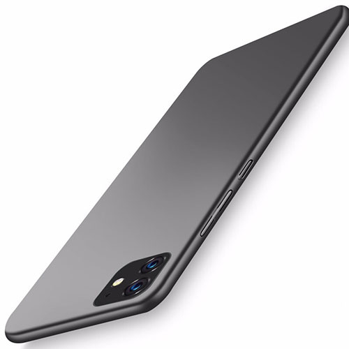 Hard Rigid Plastic Matte Finish Case Back Cover M01 for Apple iPhone 11 Black