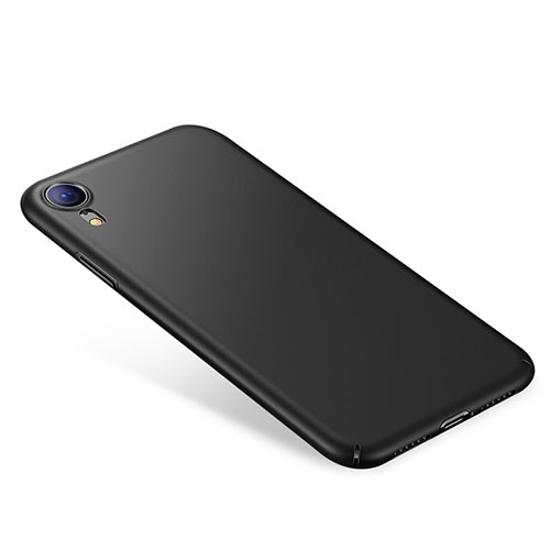 Hard Rigid Plastic Matte Finish Case Back Cover M01 for Apple iPhone XR Black