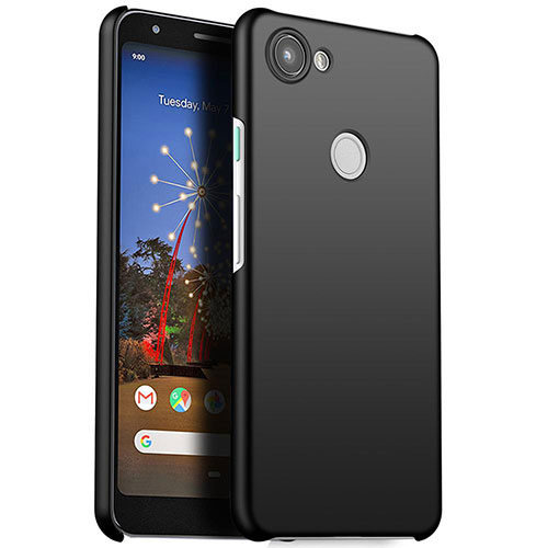 Hard Rigid Plastic Matte Finish Case Back Cover M01 for Google Pixel 3a Black