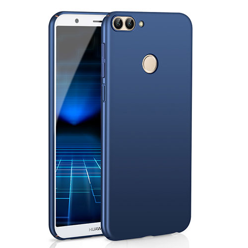 Hard Rigid Plastic Matte Finish Case Back Cover M01 for Huawei Enjoy 7S Blue