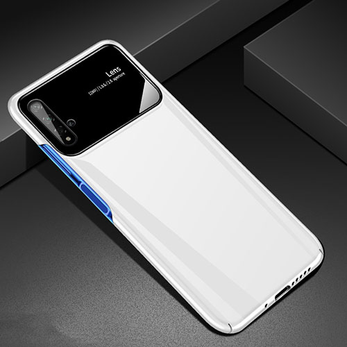 Hard Rigid Plastic Matte Finish Case Back Cover M01 for Huawei Honor 20S White