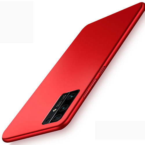 Hard Rigid Plastic Matte Finish Case Back Cover M01 for Huawei Honor 30 Red