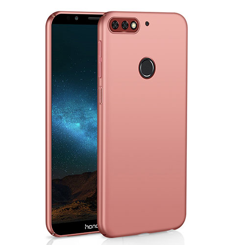 Hard Rigid Plastic Matte Finish Case Back Cover M01 for Huawei Honor 7C Rose Gold