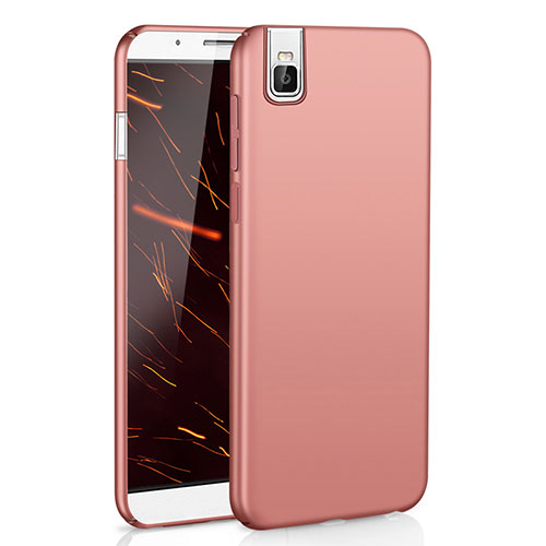 Hard Rigid Plastic Matte Finish Case Back Cover M01 for Huawei Honor 7i shot X Rose Gold