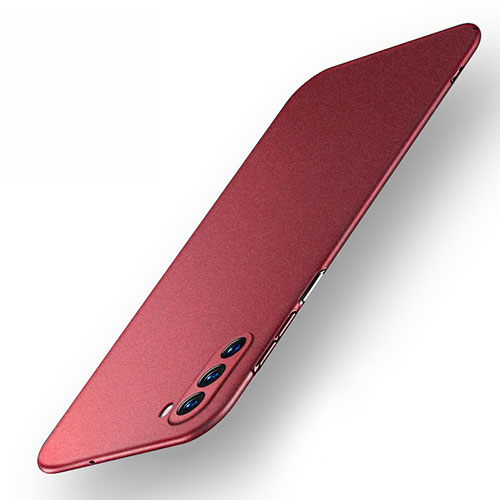 Hard Rigid Plastic Matte Finish Case Back Cover M01 for Huawei Mate 40 Lite 5G Red Wine