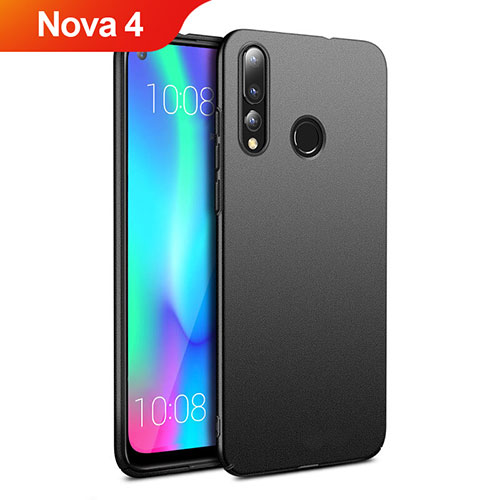 Hard Rigid Plastic Matte Finish Case Back Cover M01 for Huawei Nova 4 Black