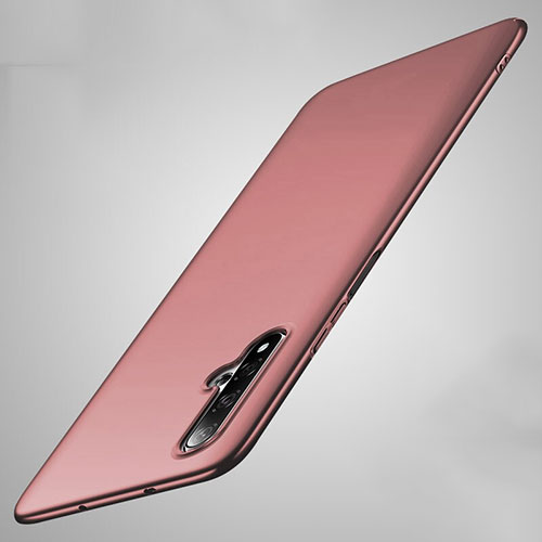 Hard Rigid Plastic Matte Finish Case Back Cover M01 for Huawei Nova 5 Pro Rose Gold