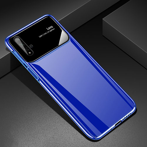 Hard Rigid Plastic Matte Finish Case Back Cover M01 for Huawei Nova 5T Blue