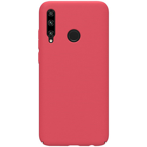 Hard Rigid Plastic Matte Finish Case Back Cover M01 for Huawei P Smart+ Plus (2019) Red