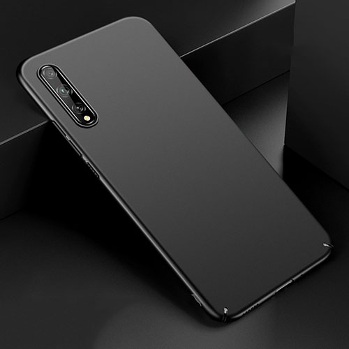 Hard Rigid Plastic Matte Finish Case Back Cover M01 for Huawei P smart S Black