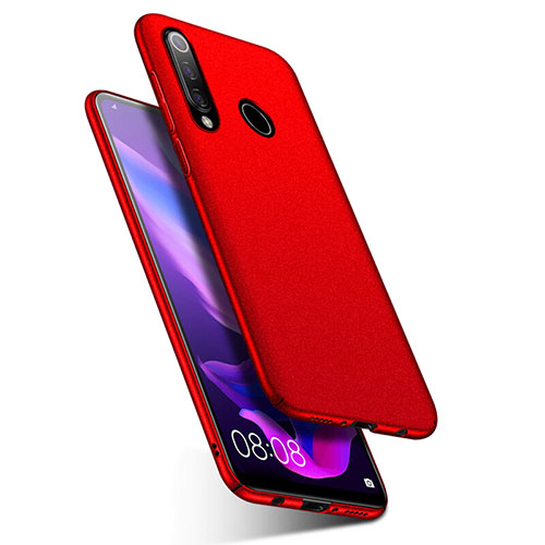 Hard Rigid Plastic Matte Finish Case Back Cover M01 for Huawei P30 Lite Red