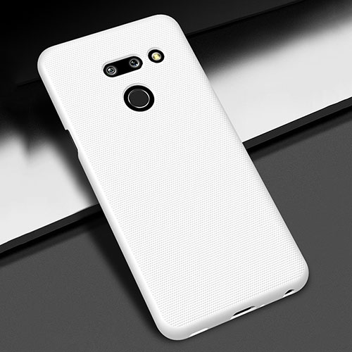 Hard Rigid Plastic Matte Finish Case Back Cover M01 for LG G8 ThinQ White