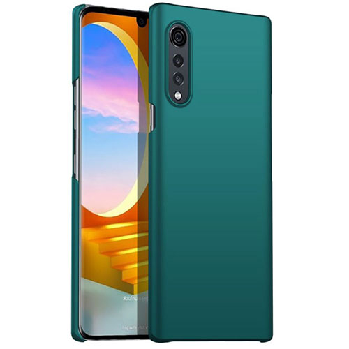 Hard Rigid Plastic Matte Finish Case Back Cover M01 for LG Velvet 5G Green