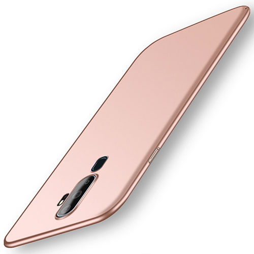 Hard Rigid Plastic Matte Finish Case Back Cover M01 for Oppo A11X Rose Gold