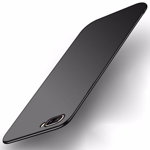 Hard Rigid Plastic Matte Finish Case Back Cover M01 for Oppo A5 Black