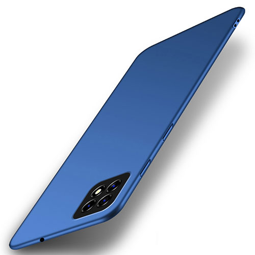 Hard Rigid Plastic Matte Finish Case Back Cover M01 for Oppo A73 5G Blue