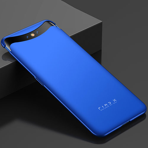 Hard Rigid Plastic Matte Finish Case Back Cover M01 for Oppo Find X Blue