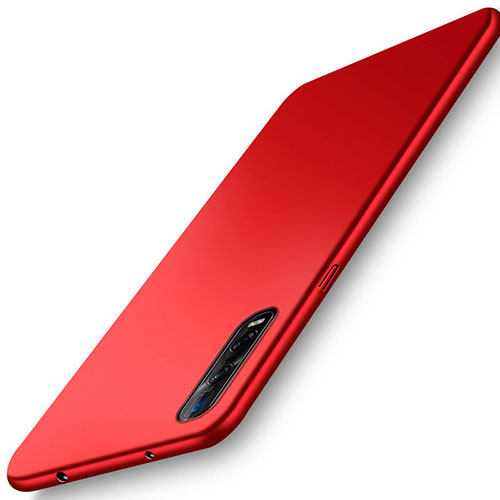 Hard Rigid Plastic Matte Finish Case Back Cover M01 for Oppo Find X2 Pro Red