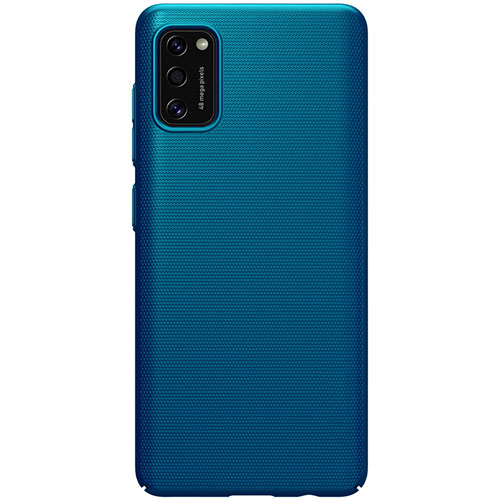 Hard Rigid Plastic Matte Finish Case Back Cover M01 for Samsung Galaxy A41 Blue