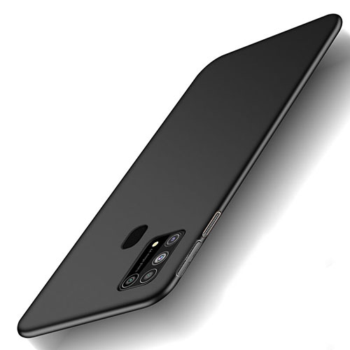 Hard Rigid Plastic Matte Finish Case Back Cover M01 for Samsung Galaxy M31 Prime Edition Black