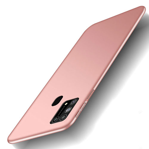 Hard Rigid Plastic Matte Finish Case Back Cover M01 for Samsung Galaxy M31 Prime Edition Rose Gold