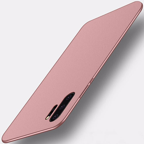 Hard Rigid Plastic Matte Finish Case Back Cover M01 for Samsung Galaxy Note 10 Plus Rose Gold