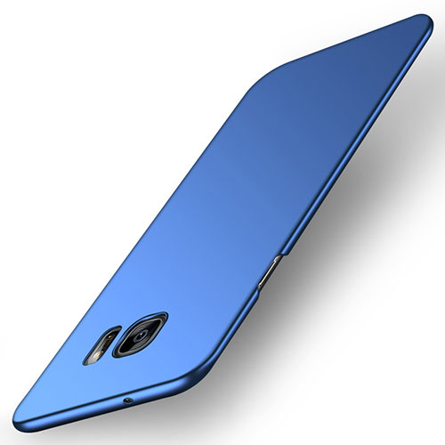 Hard Rigid Plastic Matte Finish Case Back Cover M01 for Samsung Galaxy S7 Edge G935F Blue