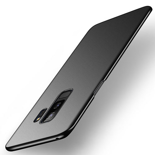 Hard Rigid Plastic Matte Finish Case Back Cover M01 for Samsung Galaxy S9 Plus Black