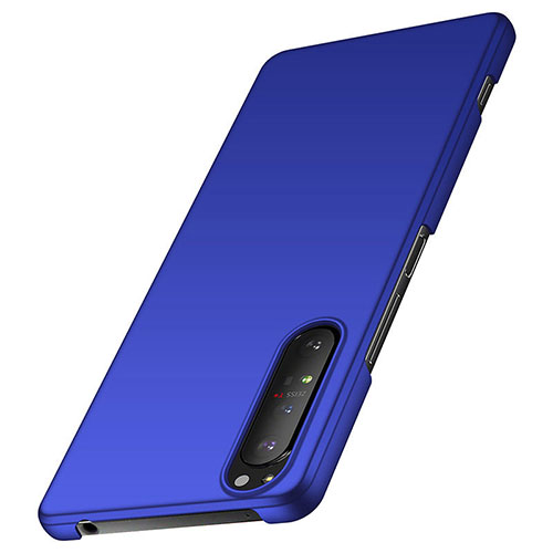 Hard Rigid Plastic Matte Finish Case Back Cover M01 for Sony Xperia 1 II Blue