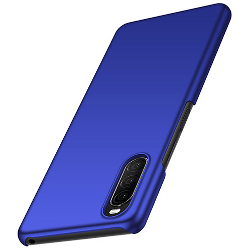 Hard Rigid Plastic Matte Finish Case Back Cover M01 for Sony Xperia 10 II Blue