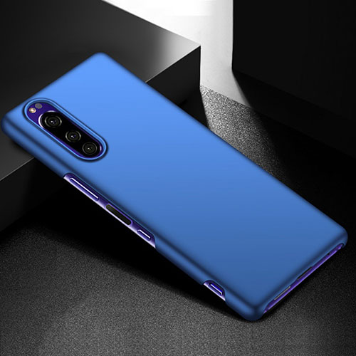 Hard Rigid Plastic Matte Finish Case Back Cover M01 for Sony Xperia 5 Blue