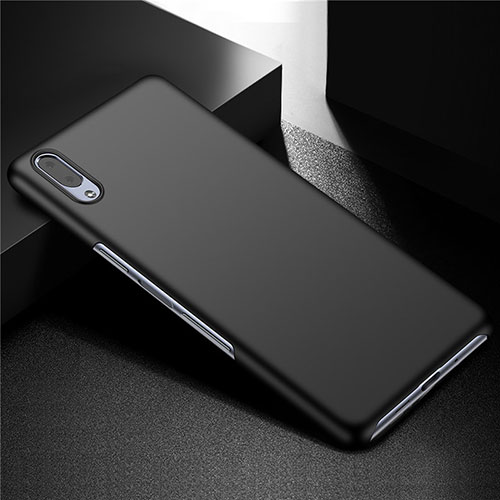 Hard Rigid Plastic Matte Finish Case Back Cover M01 for Sony Xperia L3 Black