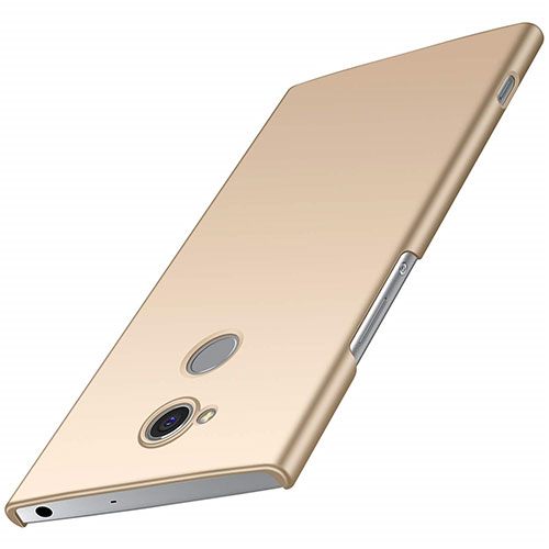 Hard Rigid Plastic Matte Finish Case Back Cover M01 for Sony Xperia XA2 Gold