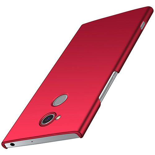 Hard Rigid Plastic Matte Finish Case Back Cover M01 for Sony Xperia XA2 Plus Red