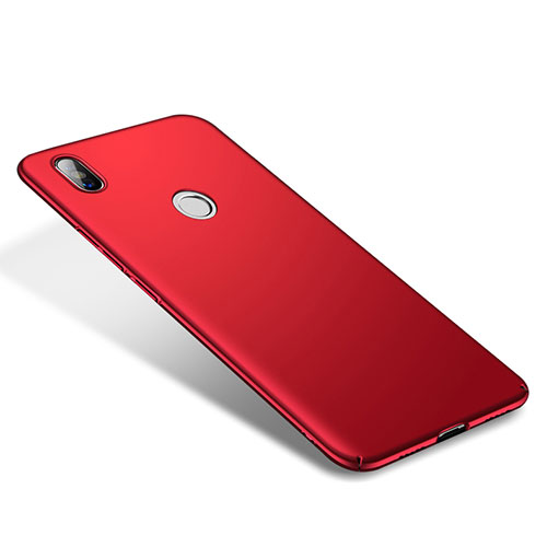 Hard Rigid Plastic Matte Finish Case Back Cover M01 for Xiaomi Mi 8 Red