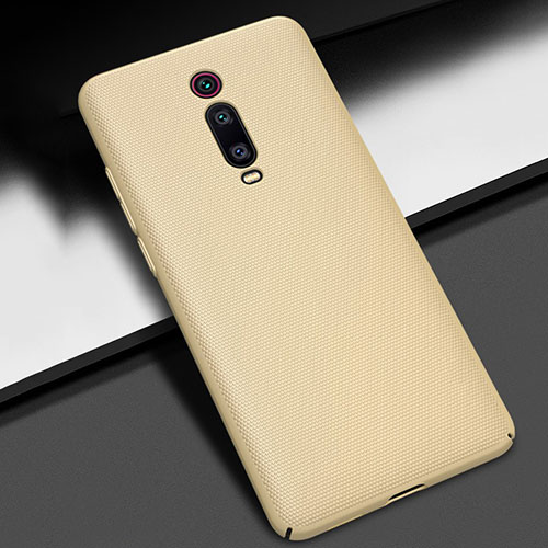 Hard Rigid Plastic Matte Finish Case Back Cover M01 for Xiaomi Mi 9T Gold