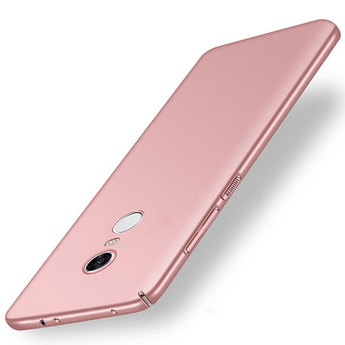 Hard Rigid Plastic Matte Finish Case Back Cover M01 for Xiaomi Redmi 5 Plus Rose Gold