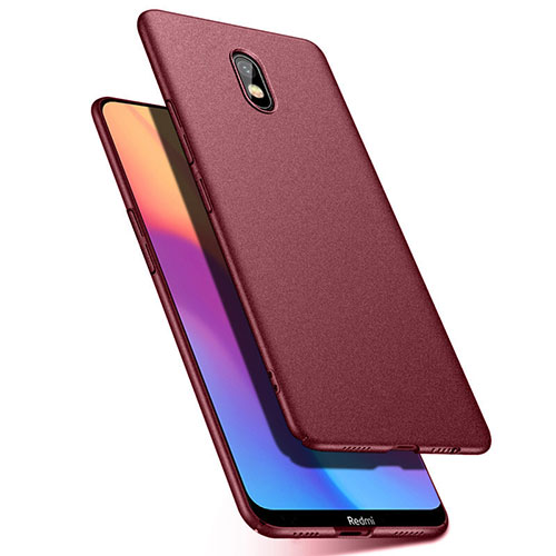 Hard Rigid Plastic Matte Finish Case Back Cover M01 for Xiaomi Redmi 8A Red