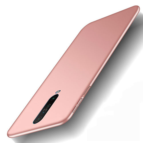 Hard Rigid Plastic Matte Finish Case Back Cover M01 for Xiaomi Redmi K30 4G Rose Gold