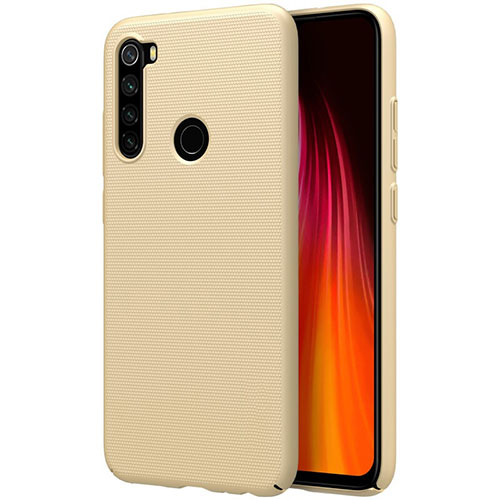 Hard Rigid Plastic Matte Finish Case Back Cover M01 for Xiaomi Redmi Note 8T Gold