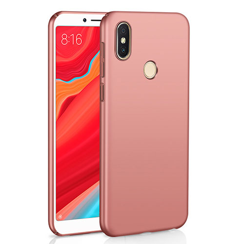 Hard Rigid Plastic Matte Finish Case Back Cover M01 for Xiaomi Redmi S2 Rose Gold