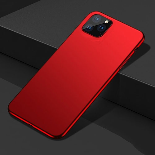 Hard Rigid Plastic Matte Finish Case Back Cover M02 for Apple iPhone 11 Pro Max Red