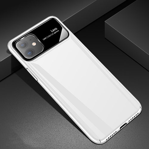 Hard Rigid Plastic Matte Finish Case Back Cover M02 for Apple iPhone 11 White