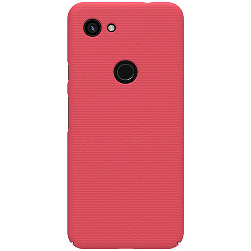 Hard Rigid Plastic Matte Finish Case Back Cover M02 for Google Pixel 3a XL Red